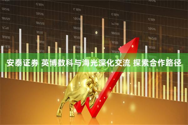 安泰证券 英博数科与海光深化交流 探索合作路径